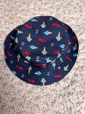 Life Is Good Navy Ice Cream & Popsicle Bucket Hat